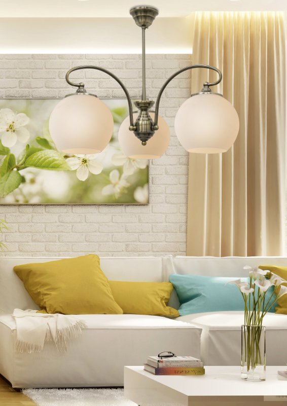 ORBIT ZWIS 3X60W E27 PATYNOWA MIEDŹ