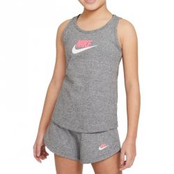 Koszulka Nike Sportswear Big Kids' (Girls') Jersey Tank DA1386 091 szary L