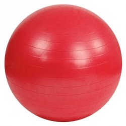 Piłka gimnastyczna Anti-Burst 55 cm czerwony 
