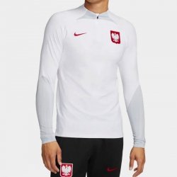 Bluza Nike Polska Drill Top Jr DM9584 100 biały L (147-158cm)