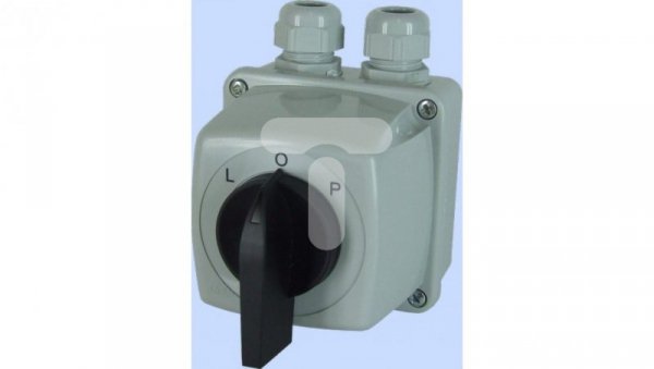 Łącznik krzywkowy L-O-P 25A 3P w obudowie IP65 LUK E25-43 952543