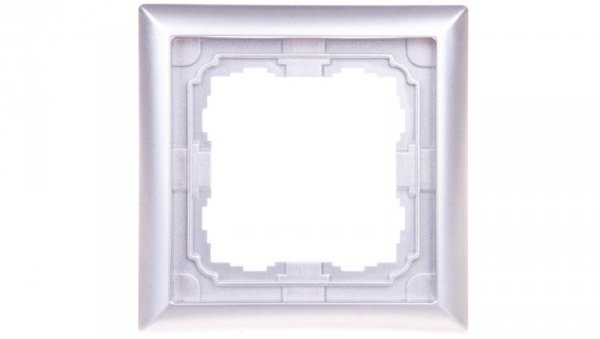KOS66 Ramka pojedyncza aluminium 664081