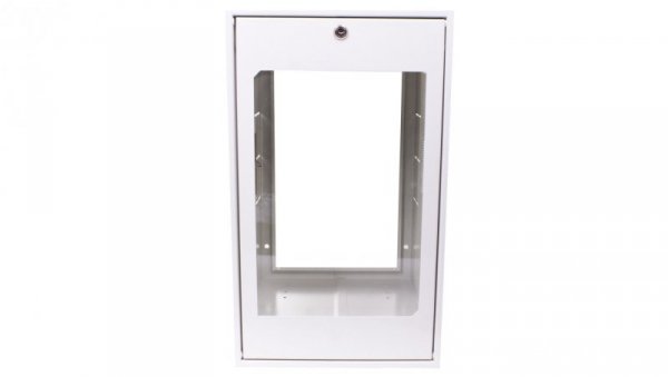Szafa RACK 19 cali 6U 600x400mm IP30 RAL7035 (drzwi przeszklone) SZW Simple SZWS-19-6U-40-DS 19-8008SZWS-19-6U-40-DS