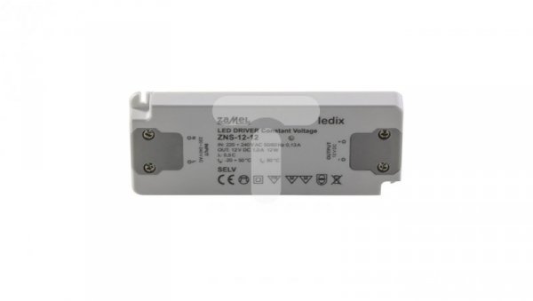 Zasilacz LED slim 12V DC 12W ZNS-12-12 LDX10000137