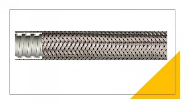 Peszel elastyczny z oplotem ze stali nierdzewnej Anaconda Multiflex typ SLB 1.1/4 107.735.2 /30m/