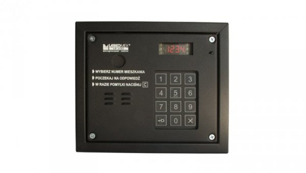 Cyfrowy Panel audio z czytnikiem kluczy RFID breloków i kart 125kHz CP-2503R