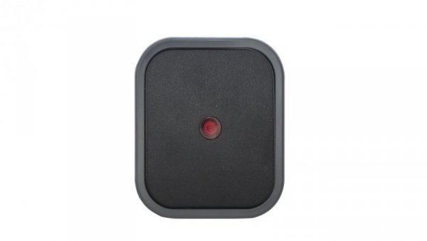 B2 Łącznik natynkowy 10A 250V schodowy IP54 podświetlany szary/czarny 00060278