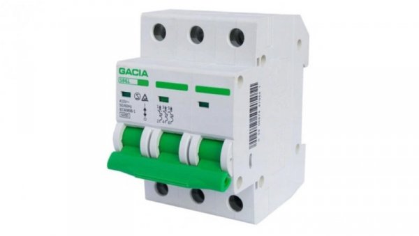 Wyłącznik nadprądowy 3P B 16A 6kA AC / SB6L-3P-16B