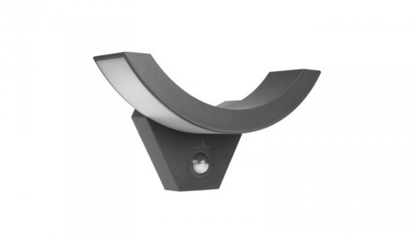 Lampa LED z czujnikiem ruchu na podczerwień MCE290 GR 800lm 10W IP54 Maclean kolor szary