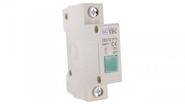 Lampka kontrolna modułowa 230V zielona LC-Tec