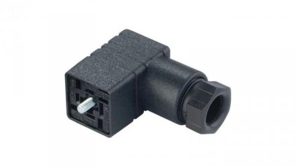 Gniazdo kablowe zaworowe typ C zgodnie z DIN EN 175 301-803-C 3 + PE PG 7 250 V AC/DC GDSN 307 schwarz