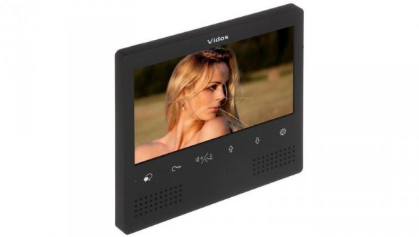 Wielofunkcyjny monitor przeznaczony do pracy w systemie VIDOS DUO ekran LCD TFT o przekątnej 7 cali 800 x 480 pix M1023B