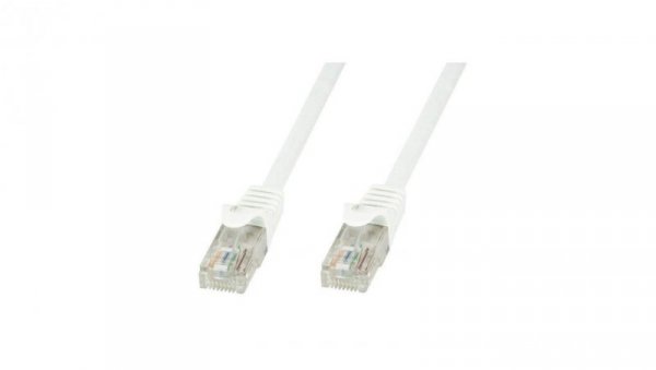 Kabel krosowy Patchcord U/UTP Cat6 2M Biały 100 Miedź ICOC U6-6U-020-WHT