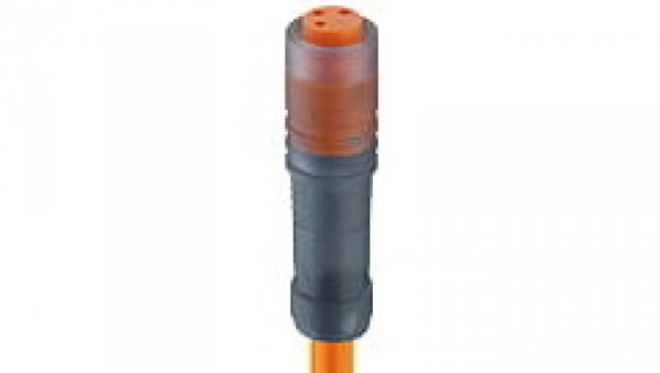Kabel konfekcjonowany sensor/aktuator M8 jednostronnie zakończony 3-polowy żeńskie proste złącze RKM 3-06/5 M