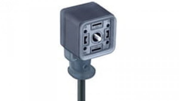 Złącze kablowe zaworowe odlewane żeńskie 2 + PE 250 V/uniwersalne PVC 3 X 0.75 mm2 GAN21LU-A0U-6090500