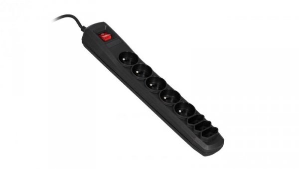 Listwa przeciwprzepięciowa Activejet APN-8g/5m-BK (3 x Typ C, 5 x UTE 10 A 5m kolor czarny)