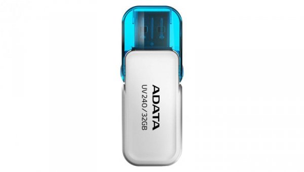 Pendrive ADATA AUV240-32G-RWH (32GB USB 2.0 kolor biały)