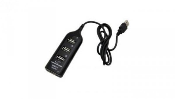 Hub Esperanza EA116 (4x USB 2.0 kolor czarny)