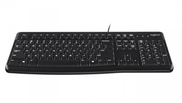 Klawiatura membranowa Logitech K120 920-002479 (USB 2.0 (US) kolor czarny)