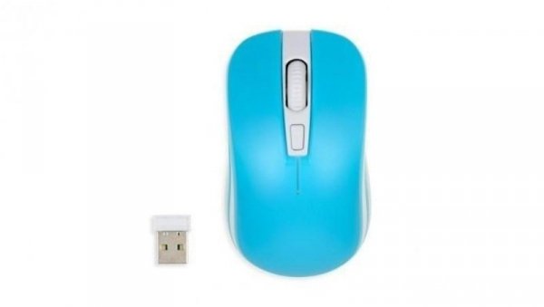 Mysz IBOX LORIINI IMOF008WBL (optyczna 1600 DPI kolor niebieski