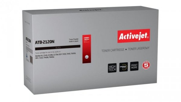 Toner Activejet ATB-2120N (zamiennik Brother TN-2120 Supreme 2600 stron czarny)