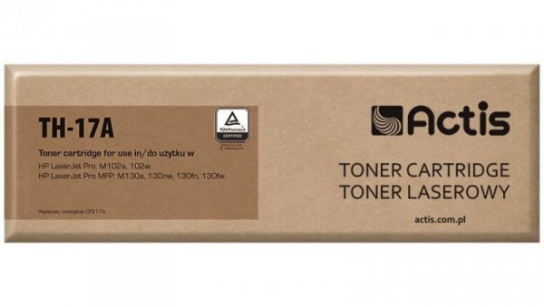 Toner ACTIS TH-17A (zamiennik HP 17A CF217A Standard 1600 stron czarny)