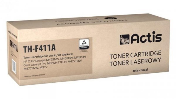 Toner ACTIS TH-F411A (zamiennik HP 410A CF411A Standard 2300 stron niebieski)