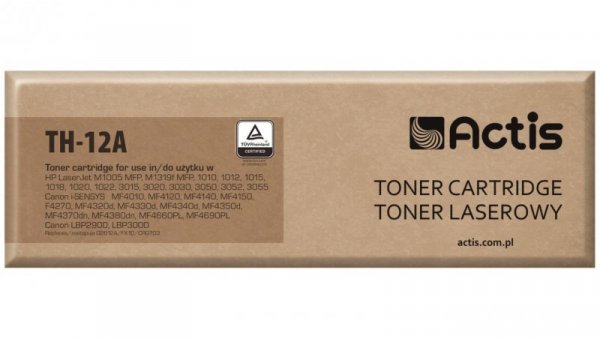 Toner ACTIS TH-12A (zamiennik HP 12A Q2612A, Canon FX-10, Canon CRG-703 Standard 2000 stron czarny)