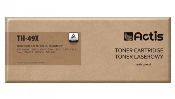 Toner ACTIS TH-49X (zamiennik HP 49X Q5949X, Canon CRG-708H Standard 6000 stron czarny)