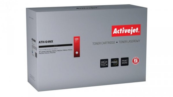 Toner Activejet ATH-64NX (zamiennik HP 64X CC364X Supreme 24000 stron czarny)