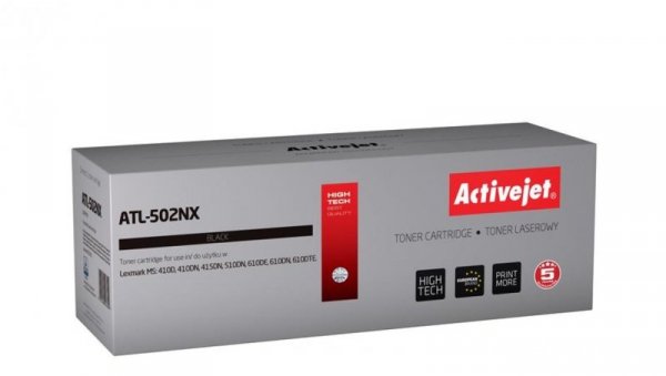 Toner Activejet ATL-502NX (zamiennik Lexmark 502X/50F2X00 Supreme 10000 stron czarny)