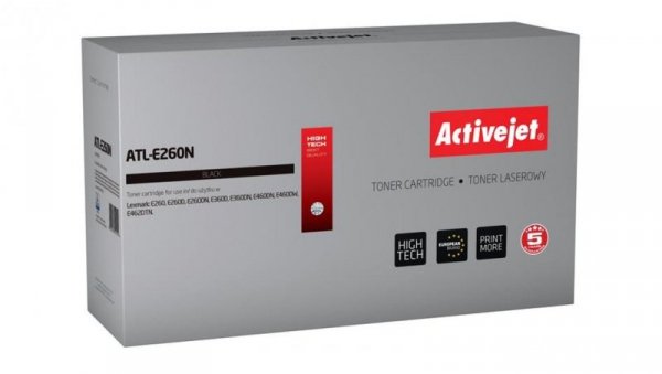 Toner Activejet ATL-E260N (zamiennik Lexmark E260A11E Supreme 3500 stron czarny)