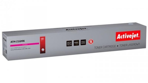 Toner Activejet ATM-216MN (zamiennik Konica Minolta TN216M Supreme 26000 stron czerwony)