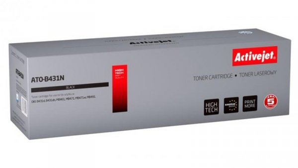 Toner Activejet ATO-B431N (zamiennik OKI 44574902 Supreme 10000 stron czarny)