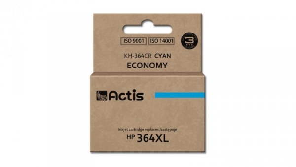 Tusz ACTIS KH-364CR (zamiennik HP 364XL CB323EE Standard 12 ml niebieski)