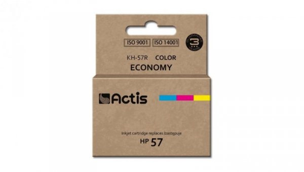 Tusz ACTIS KH-57R (zamiennik HP 57 C6657A Standard 21 ml kolor)