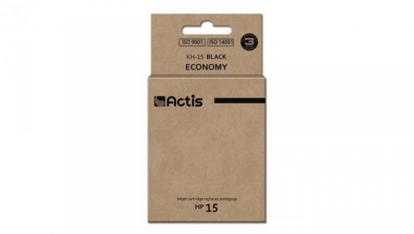 Tusz ACTIS KH-15 (zamiennik HP 15 C6615N Standard 44 ml czarny)