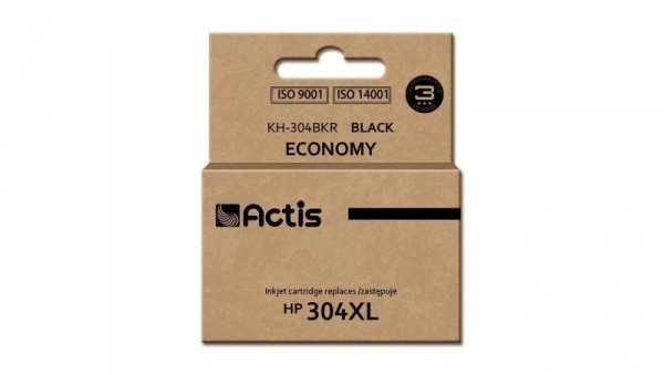 Tusz ACTIS KH-304BKR (zamiennik HP 304XL N9K08AE Premium 15 ml czarny)