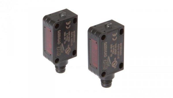 Czujnik optyczny odbiciowy 32x20x12mm Sn: 12m 10-30V DC PNP złącze M8 4-pinowe IP67 OY310370