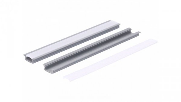 Profil led PCV Fuga Slim 16x7 2m szary ML