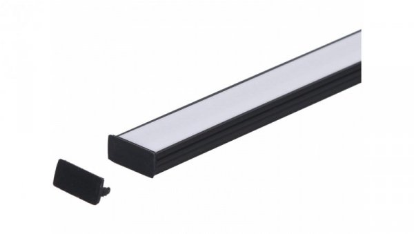 Zaślepka PCV Line Slim czarna