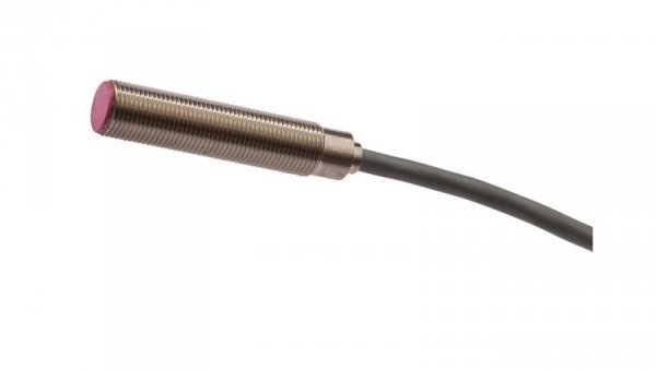 Czujnik indukcyjny M12x1 dł: 56mm zabudowany Sn: 3mm 15-35V DC 150 stC PNP NO złącze kablowe M12 1m IP65 IB12C778