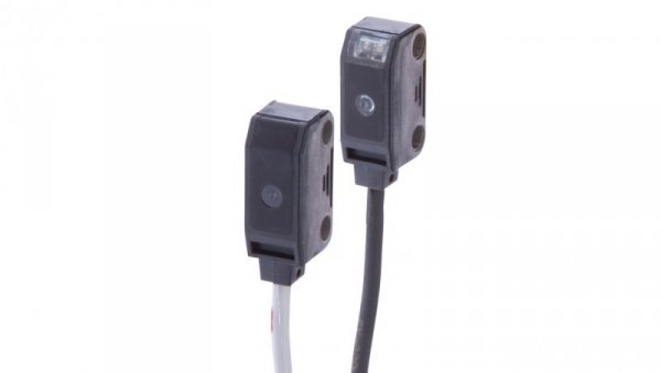 Czujnik optyczny bariera świetlna 19x10x8,2mm Sn: 2m 12-24V DC PNP kabel 2m PUR IP67 OYQ80300