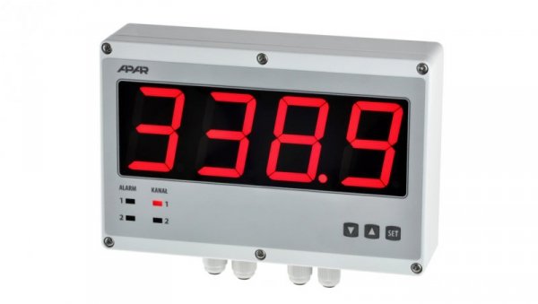 Dwukanałowy wyświetlacz uniwersalny AR540/S1/P/P/RS485/WA