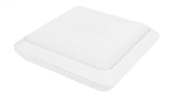 Plafon LED 18W 1900lm 4000K/neutralna IP66 IK10 kwadratowy wodoodporny pyłoszczelny biały TIPO-S 18W NW GXPS142