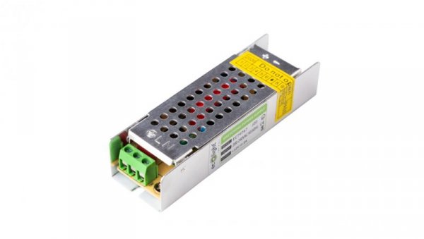 Zasilacz LED SLIM modułowy siatkowy 25W 12V 2,08A 102 x 28 x 20 mm EC79767