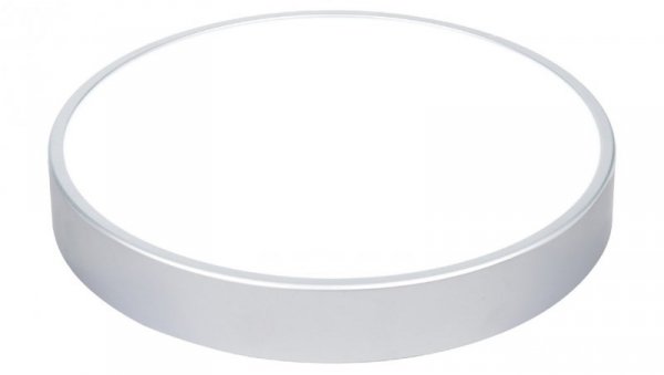 Plafon LED 24W 2300lm 4000-4500K/neutralna IP20 okrągły srebrny LED TAURUS-R Silver 24W NW GXPS035