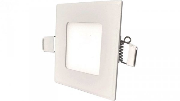 Oprawa downlight LED 3W 190lm 3800K/neutralna IP44/20 kwadratowy do wbudowania biały LED15 VEGA-S White 3W NW GXDW201