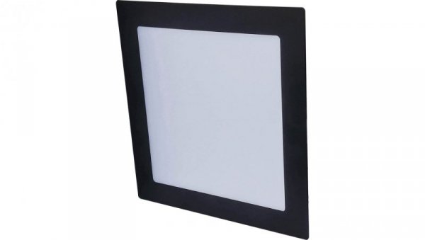 Oprawa downlight LED 6W 370lm 3800K/neutralna IP44/20 kwadratowy do wbudowania czarny LED30 VEGA-S Black 6W NW GXDW352