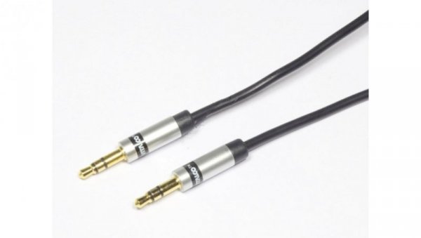 Kabel Jack 3,5 stereo - Jack 3,5 stereo slim JKJ33 1m